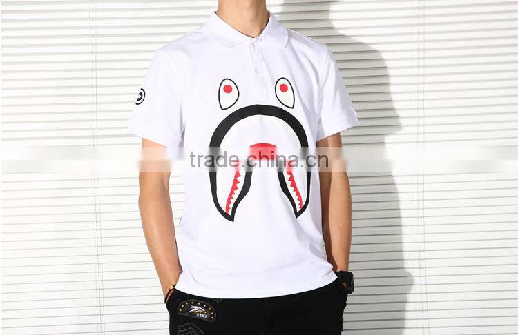 cheap promotional high quality customed XXXL 100% cotton printed polo shirt for men