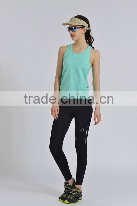 Elastic Breathable Gym Fitness Women's Yoga Shirts Sports Ladies Vest