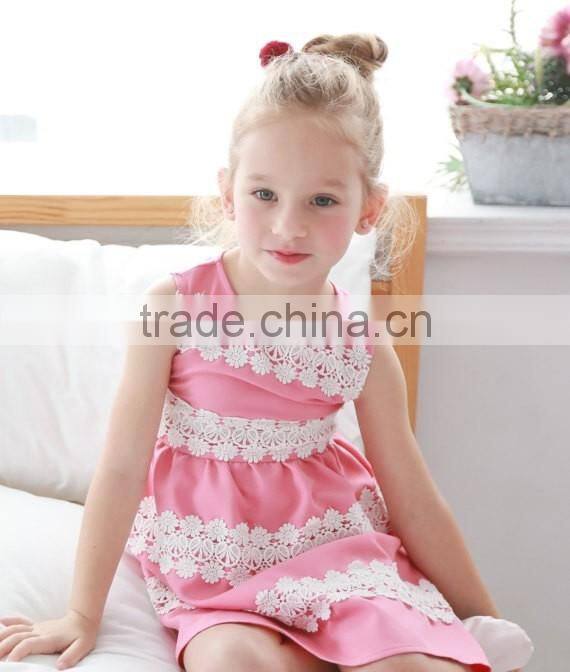 Elegant Lace Embroidered Dresses Mother Daughter Clothes New Summer Dress