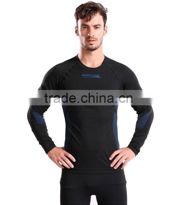Factroy Provide Compression Shirt Thermal Seamless Man Sports Wear