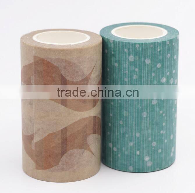 Super Wide washi masking paper tape for wall sticker