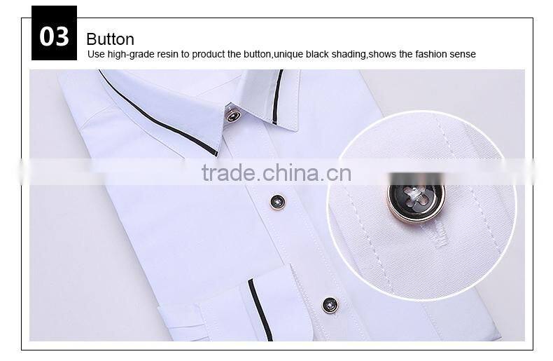 New Design Men's Long Sleeve Business Shirt Of Good Price (DSHM013)