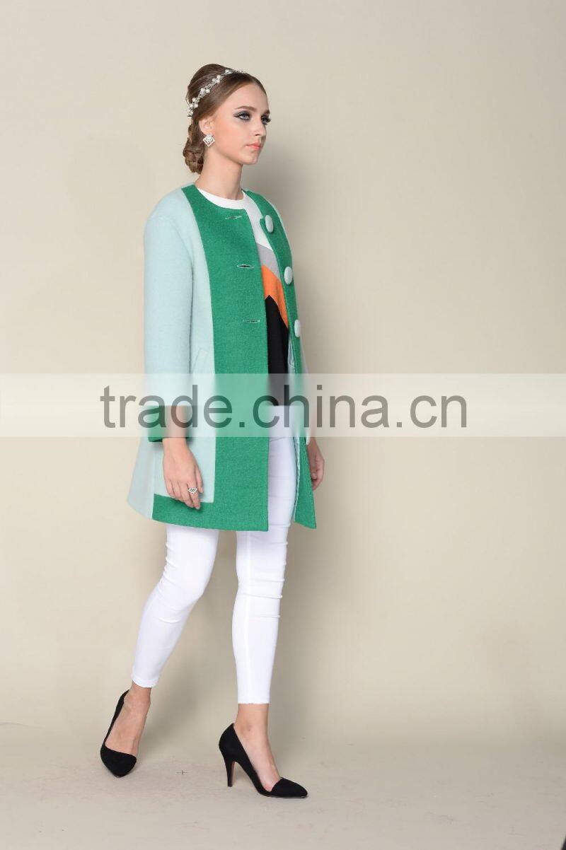 latest hot selling designs for 2015 2016 coat for winter, cheap price female coat winter