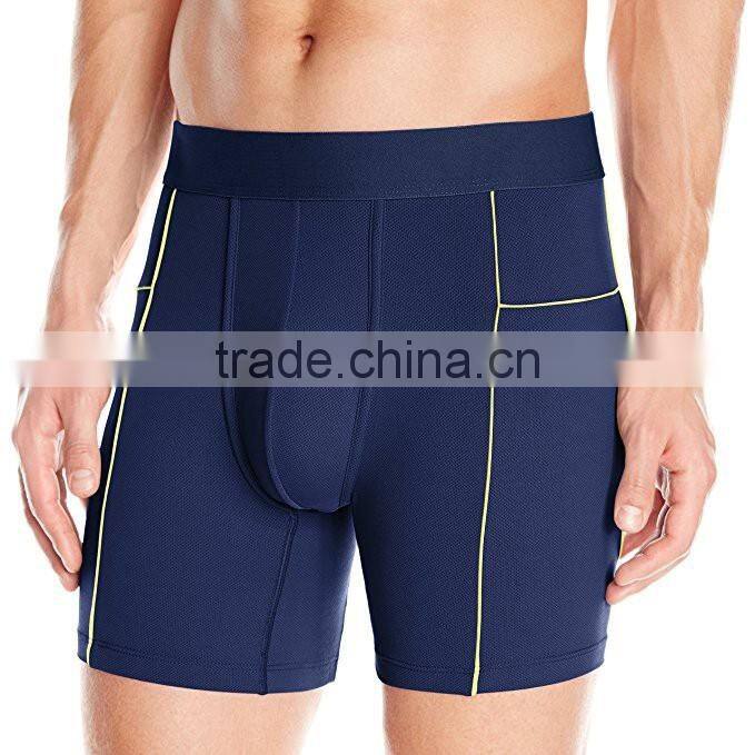 2017 Wholesale Fashion Custom design men sexy seamless underwear boxer briefs elastic boxer shorts
