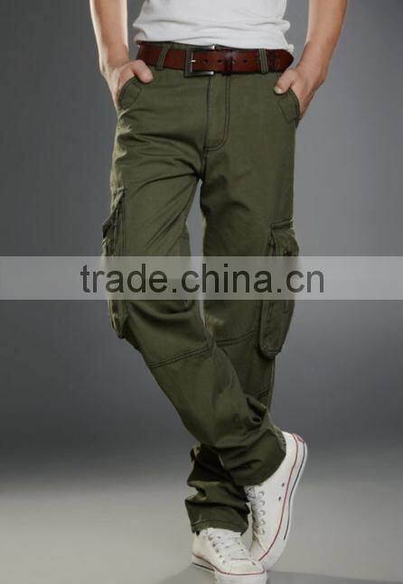Casual style men military cargo pants