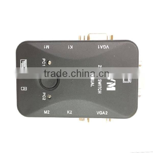 2017 New PS/2 200 MHz Plastic 2 Port KVM Switch