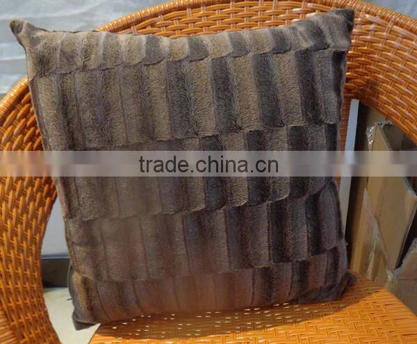 2014 Xinbo various bamboo brushed pv fleece cushion cover