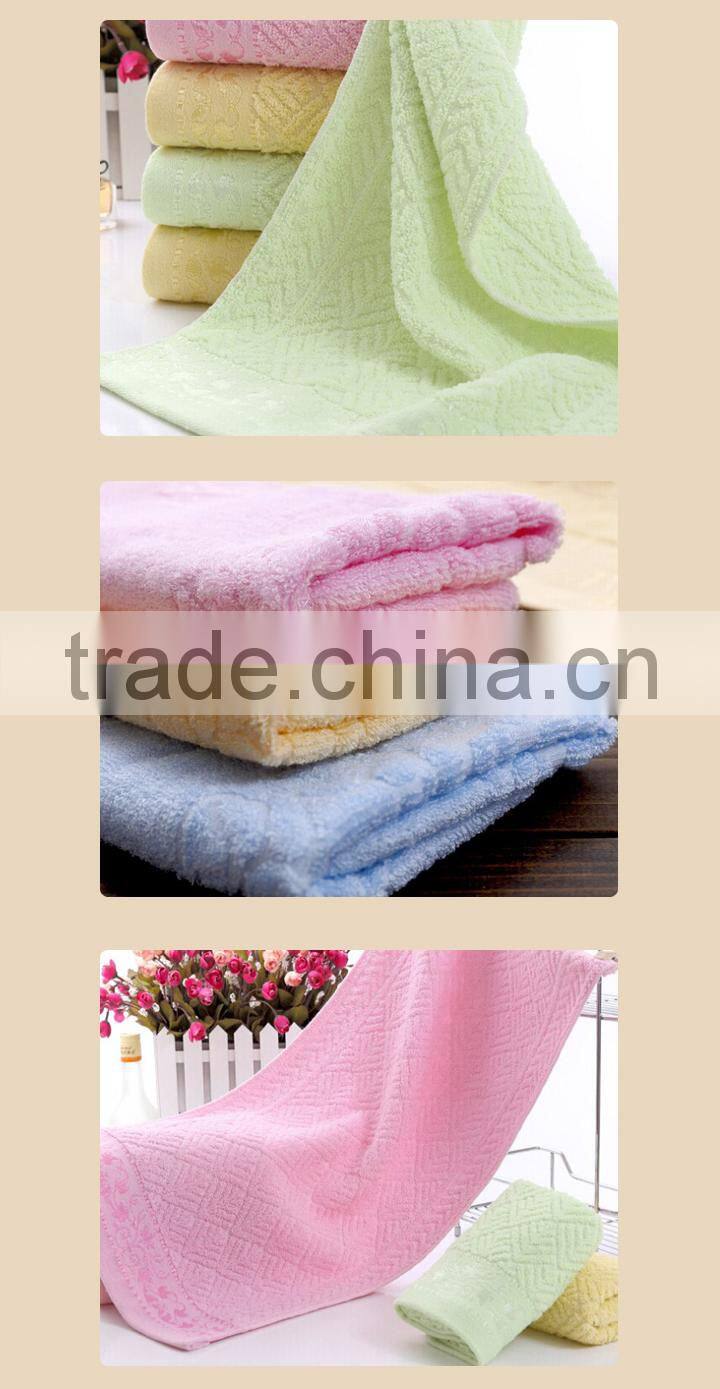 custom logo jacquard towels beach towels