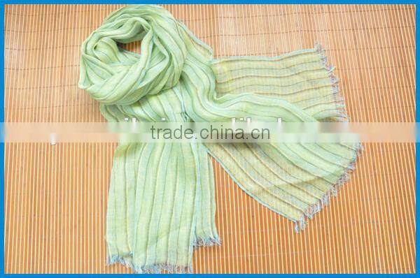 Japan hot selling fashion vertical stripe neck scarf