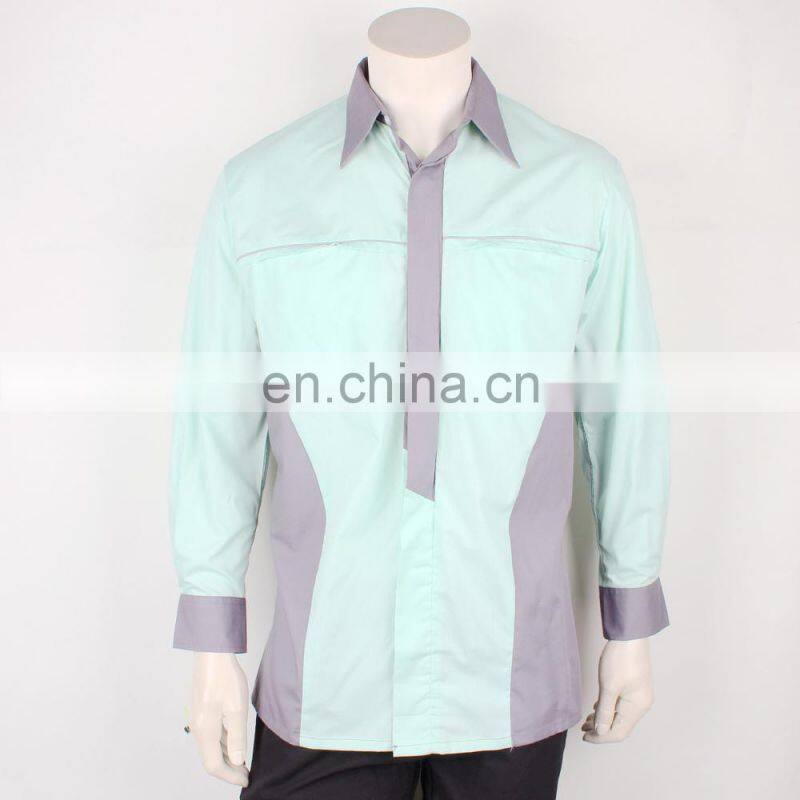 Men's reflective breathable work shirt