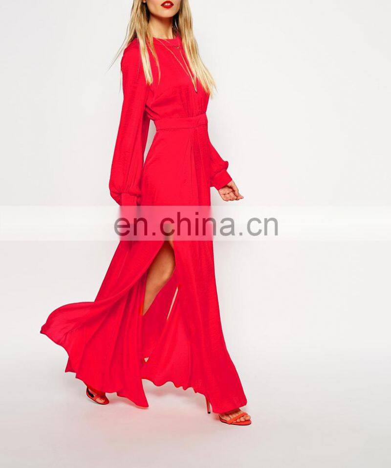 CHEFON Pleated maxi cheap long evening dresses