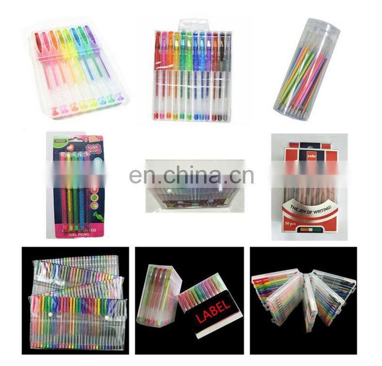 China Factory New Design 48 Gel Pen Set 48 Pack Free Sample Gel Pen Set