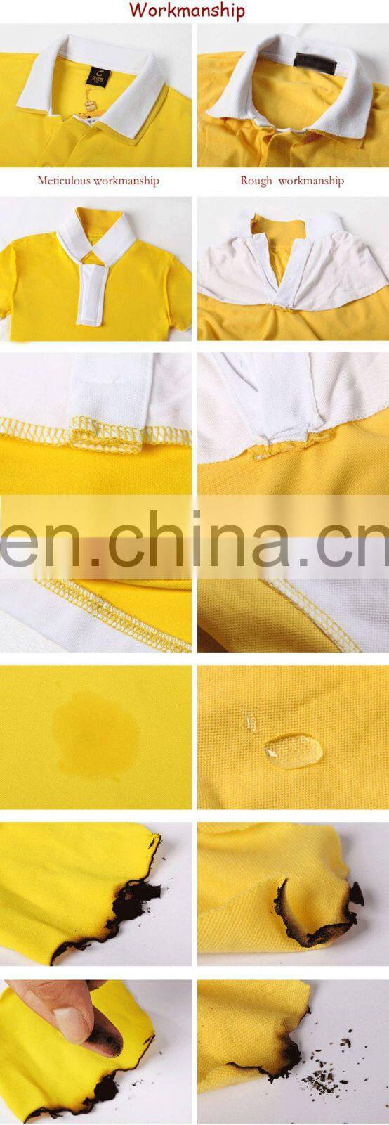 China manufacture clothes olume produce collared polo shirt