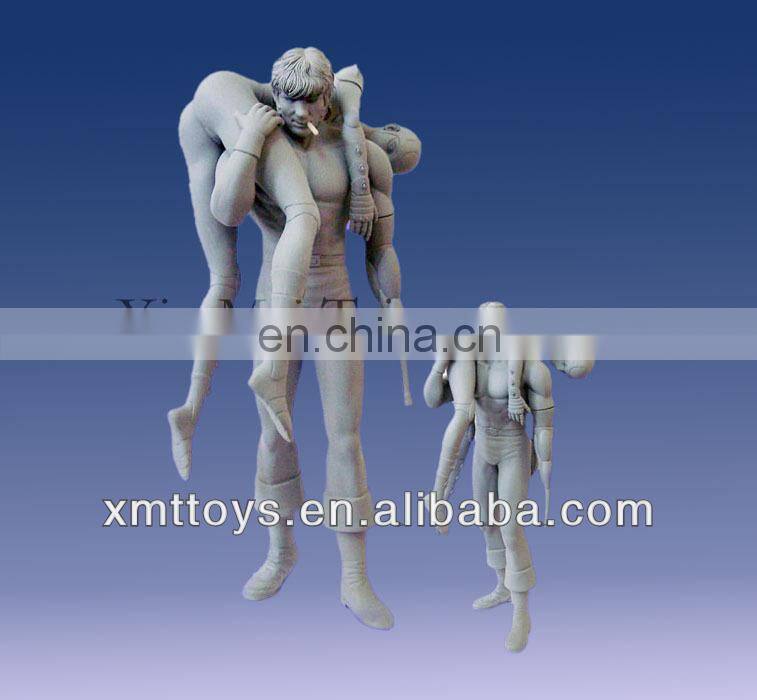 polyresin crafts a man carry a women on shoulder