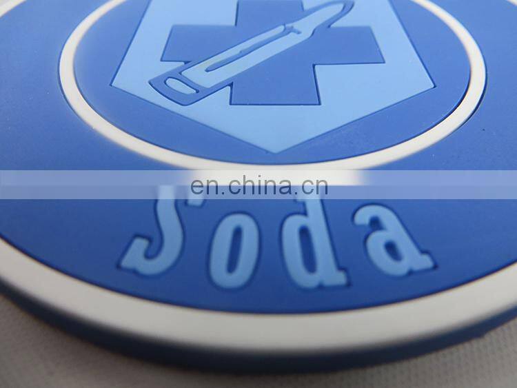 home decoration customed printed small cheap sale magnet soft PVC coaster