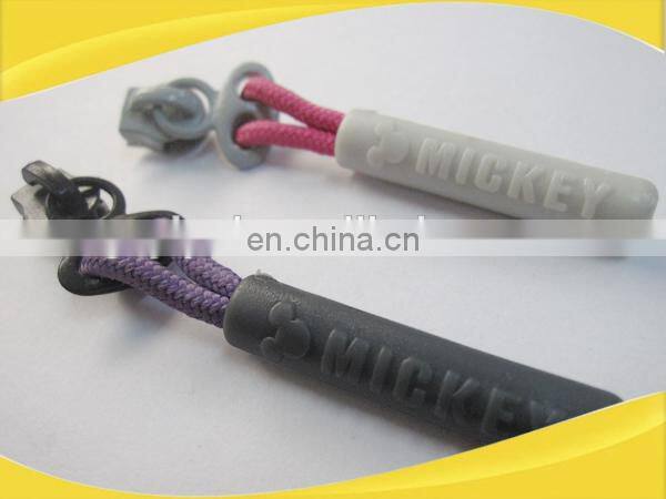 zipper puller famous brand for sport equipment
