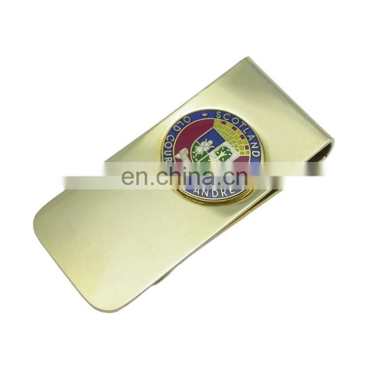 Dollar Shaped dual Plating Metal Money Clip