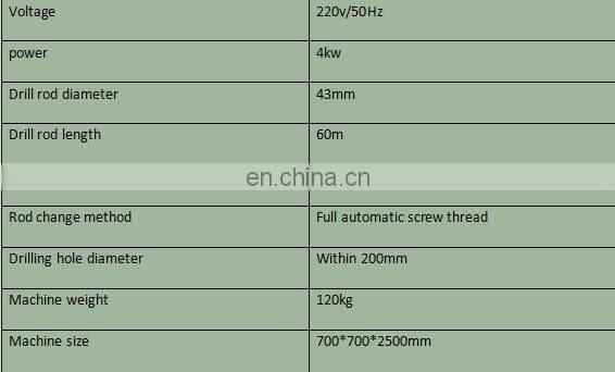 2017 two phase electric shallow water well drilling machine