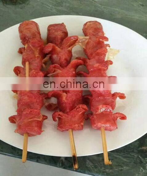 Flower shape sausage cutting machine sausage roll cutter machine