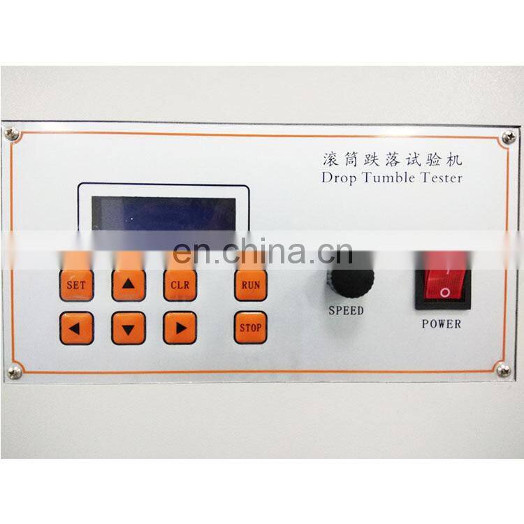 Safety goods electronics tumbling barrel drop test apparatus fall free universal testing machine