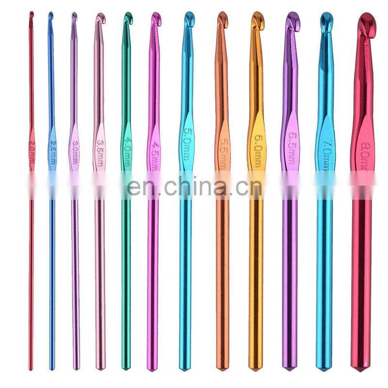 Manufacturer Supplier Factory Supplier China Wholesale 14PCS Set OPP Bag Professional Knitting Big Crochet Hook Oem