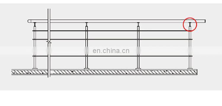 Stainless steel hammer hit end cap with m8 thread