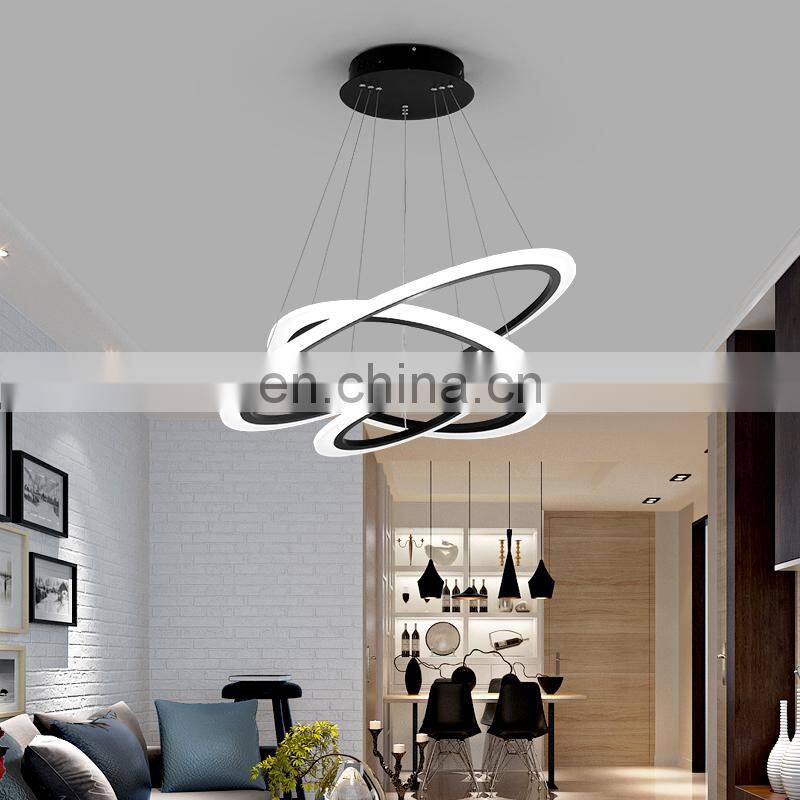 2019 hot sale modern acrylic chandelier for party from Zhongshan