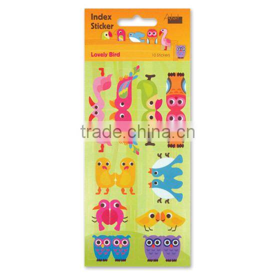 HK Design scrapbooking space animal cute cartoon bookmark index tab sticker