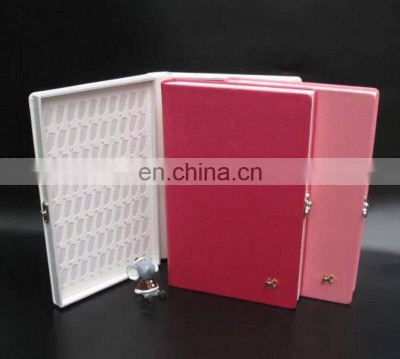 160 Tips included Gel Polish UV Gel Color Display Nail Art Card Book with Lock