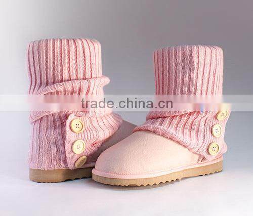 Knit boots collar snow boots for women used boots for sale