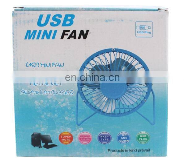 USB Plug Mini Portable Plastic Personal Cooling Cooler USB desk fan
