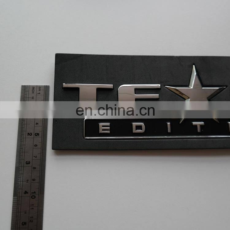 Custom ABS Nameplate Trunk 3D Sticker Car Tailgate Emblem For Chevrolet