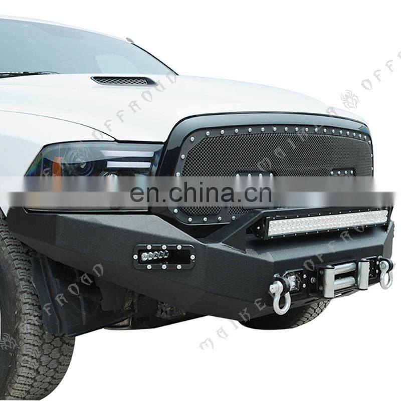 Manufacturer Parts LED Front Winch Bumper For Dodge Ram 1500 2013 - 2016