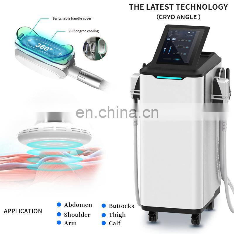 New technology 360 cryo fat freezing electromagnetic abdominal muscle stimulator hip trainer
