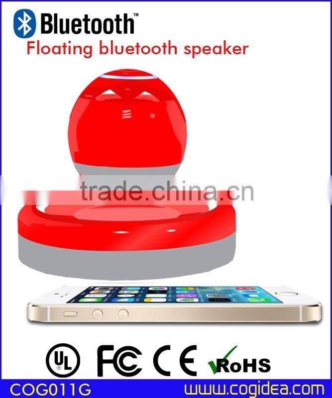 Round magnetic suspension levitation bluetooth speaker