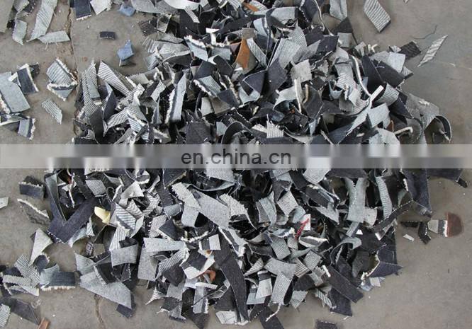 high efficiency waste cloth cutter fiber cutting machine rag cutter