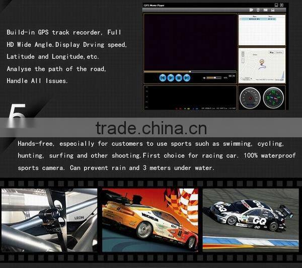 GPS In-expensive 1080P Remote Control Headlamp Camera