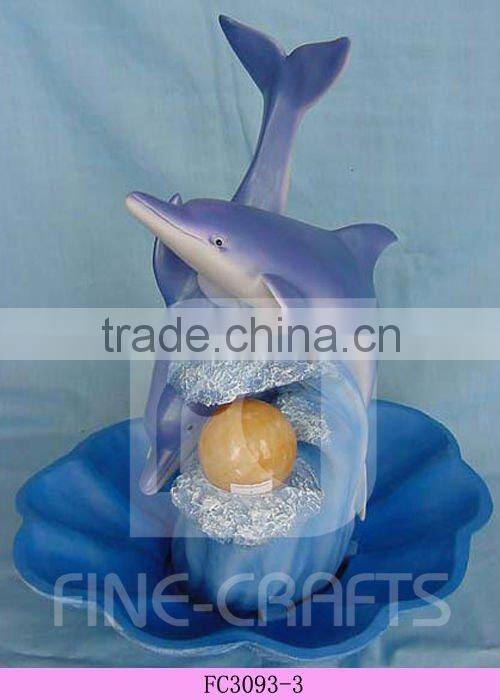 Dolphin tabletop fountain