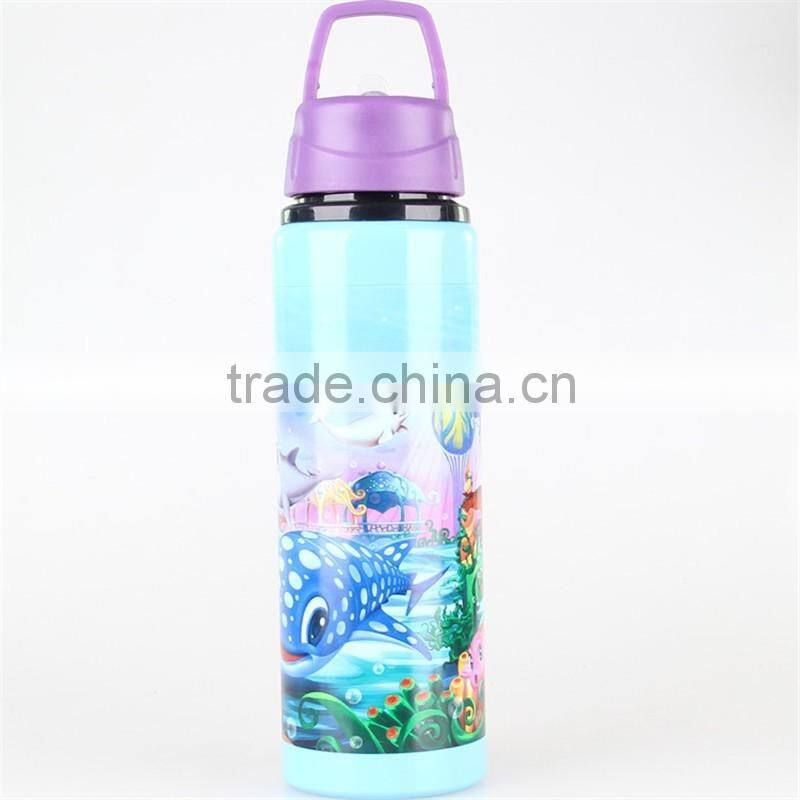450ml Sport Aluminum Water Bottle with Customized Logo Design