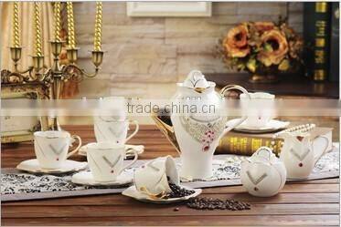 porcelain coffee cup and saucer sets