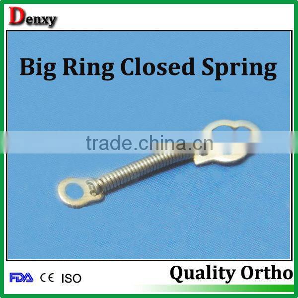 China Dental Orthodontic Product Manufacture orthodontic niti close & open coil springs with eyelet