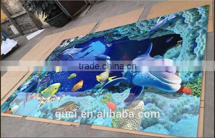 3d flooring for digital 3d inkject picture bathroom tile ceramic 3d floor tile