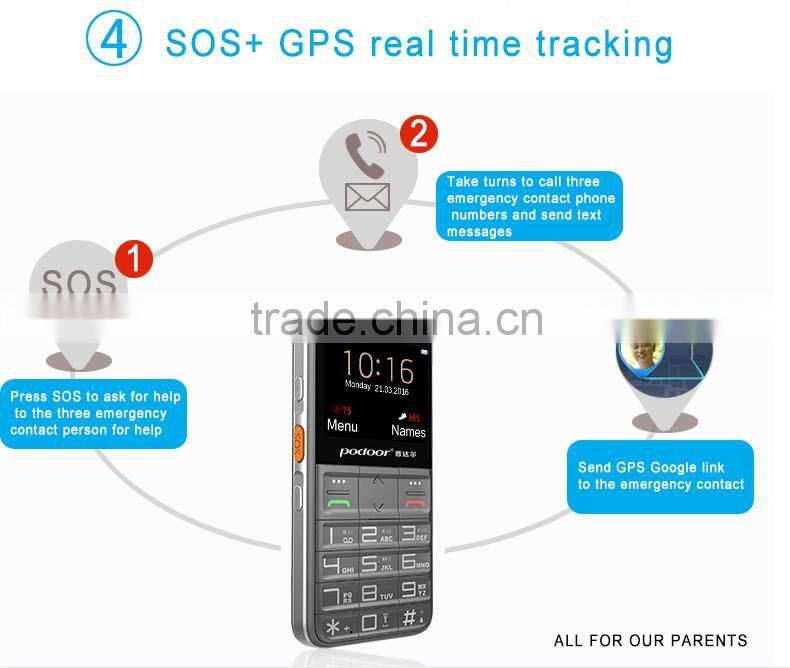 Health mobile phone with heart rate and blood oxygen monitor mobile phone display