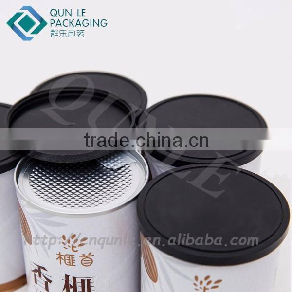 Custom Private Round Paper Tube Granola Packaging