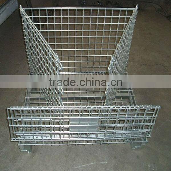 Galvanized stacking shipping cages(factory)