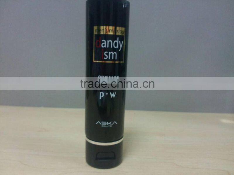 Popular 100ml 120ml Plastic Lotion Tube with Airless Pump