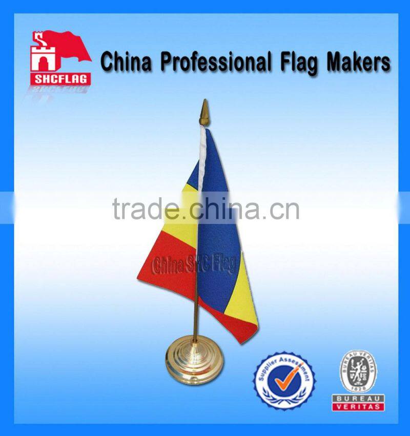 Table top flag stand/ Tabl flag/National desk flag