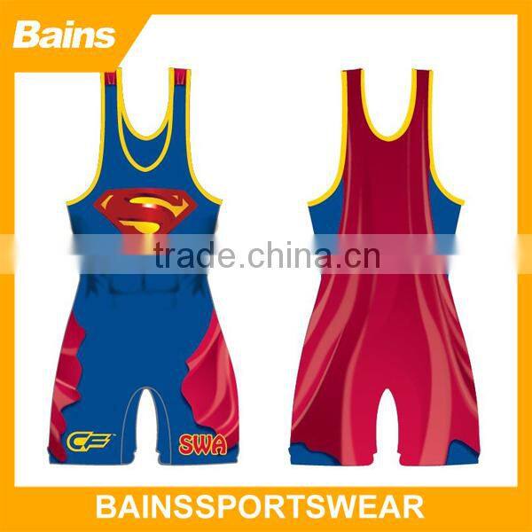 China wrestling singlets for men