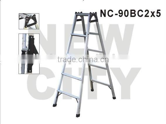 Aluminum lightweight folding step ladder NC-90BC2X4