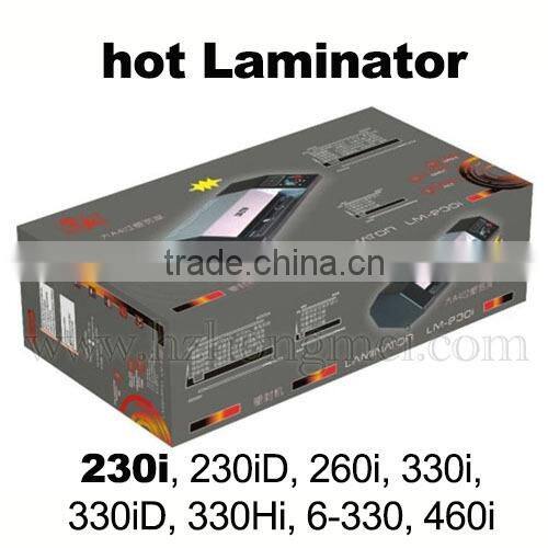 2015 Alibaba Hot selling LM-230i hot laminator machine 230mm